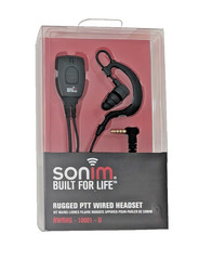 NEW LOT *100 PACK* Sonim Rugged PTT Wired Headset | RWRHS-10001-U