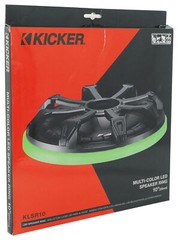 KICKER 47KLSR10 KLSR 10″ Weather Proof LED Speaker/Subwoofer Ring Light KLSR10