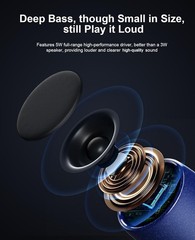 Bluetooth Speaker, 360° Sound & 10 Hours Battery, Perfect Travel Companion
