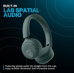JLab Go Lux ANC Wireless Headphones Hybrid ANC Premium On-Ear Headset Sage