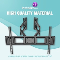 Installerparts 32-70 Tv Corner Mount Swivel/Tilt 20 Dual Extension Arm Heavy