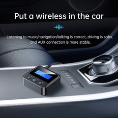 Bluetooth 5.0 Transmitter Receiver EDR Wireless Adapter USB Dongle 3.5mm AUX RCA