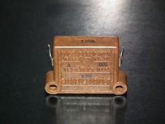 One vintage NOS MICA capacitor 0.005 mfd 2500V Cornell Dubilier USA 5000pf 2.5KV