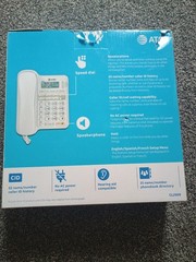 AT&T CL2909 Corded Phone with Speakerphone and Caller ID – White