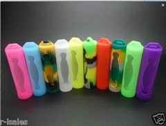 4 Assorted SILICONE PLASTIC STORAGE PROTECTIVE CASE HOLDER BOX 18650 BATTERY