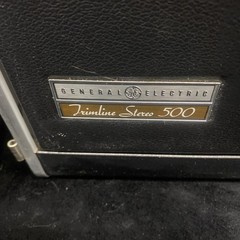 GE General Electric Trimline 500 Stereo Portable Record Player Parts Only As Is