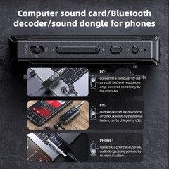FiiO BTR13 Bluetooth Headphone Amplifier w/LDAC, aptX HD.., 3.5mm & 4.4mm (Blue)