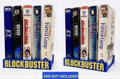 Blockbuster Custom VHS Display Stand Holds 5 Tabletop Storage VHS NOT INCLUDED
