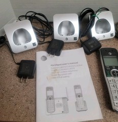 AT&T CL82414 – 4-Handset Cordless Phone Landline Answering Machine Home System