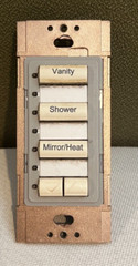 Lutron HomeWorks ST-NB-NONE Wired Keypad – 5 Button Config