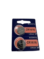SONY CR1616 LITHIUM BATTERIES (2 pcs) US Seller EXP 2030