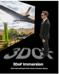 TOZO VIZO Z1 Pro AR Glasses 160″ Virtual Screen, 1800 Nits, 120Hz Micro-OLED