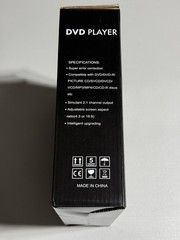 DVP-608 DVD Player Compatible with DVD/CD/MP3/MPEG4 Discs, Adjustable Screen