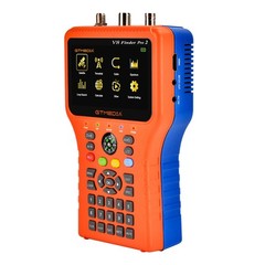 DVB-S2/S2X/T2/C Satellite Terrestrial Cable TV-Signal Finder Meter FTA Reception