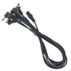 6 Way Daisy Chain Cable 9V DC 1A Power Adapter for Guitar Effect Pedal Charger
