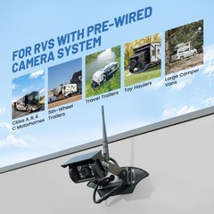 Backup Camera Adapter Bracket for Furrion Pre-Wired RVs System, U-Shaped