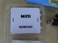 HDMI2AV Mini Converter HDMI To AV Adapter HDMI to RCA 1080P HD Video Audio NEW