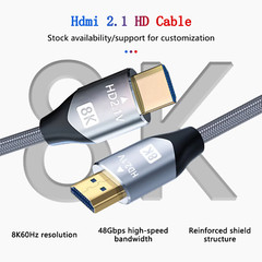 HDMI Cable HDMI 2.1 Wire 4K 8K for RTX 3080 eARC HDR Video Cable PC Laptop TV