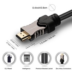 HDMI Cable 8K 6ft 4K@120hz Dolby Vision ARC eARC CL3 Rated HDR HDCP 2.2&2.3 Lot