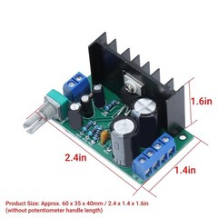 Mono Amplifier Board 120W Single Channel Audio Power Module for Subwoofer – 1…