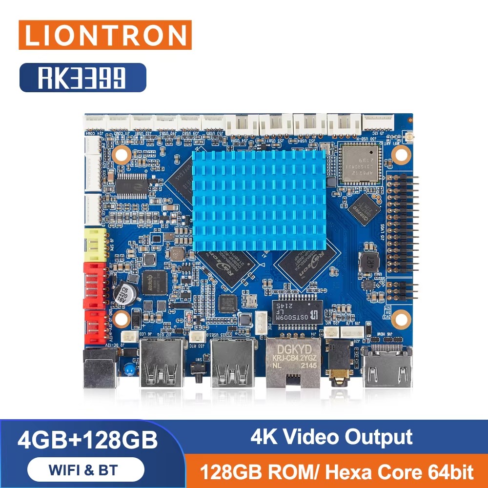 Liontron Rk3399 Hexa Six-Core 64Bit Open Source Motherboard Android Ubuntu Linux