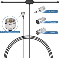 FM Radio Antenna FM Dipole Antenna FM Antenna for Stereo Receiver Indoor Pionee