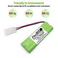 Ni-Cd Ni-MH 7.2V Battery 0.5-0.7Ah for Accu Alarm Control Panel GETRONIC GT2200