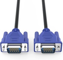 5 FT DB15 15 Pin Monitor Cable Male M/M for Apple Mac Windows VGA Video Display
