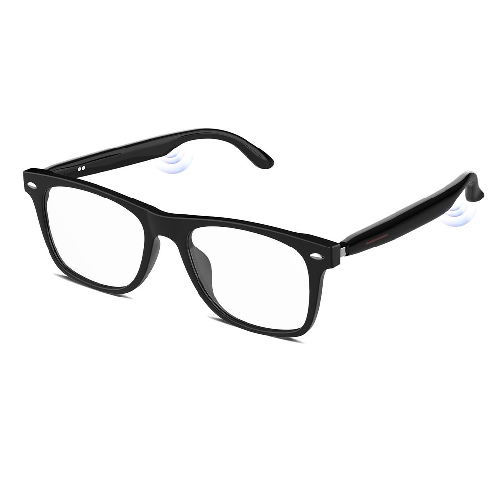 Bluetooth Audio Smart Glasses Blue Light Blocking Open Ear Speaker Voice