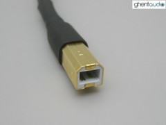 U01 (0.5m 1.5ft)— USB(A to B) DAC Star Quad Silver-Plated OFC HiFi Audio Cable