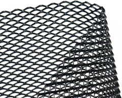 47 x 15.7 inches Car Grill Mesh Sheet, Black Painted Aluminum Alloy Multi-fun…