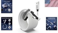 Durable 16FT USB-C to USB 3.0 Link Cable for PCVR Experience with Oculus & Meta