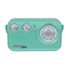 SB2003BT Bluetooth Retro Portable AM/FM Radio with AC or Battery Operation (T…