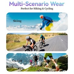 AI Smart Glasses Camera Bluetooth Open-Ear Audio | Oakley Meta Alternative