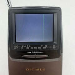 OPTIMUS TFT Active Matrix LCD Color Mini TV UHF and VHF Portable Hand Held Small