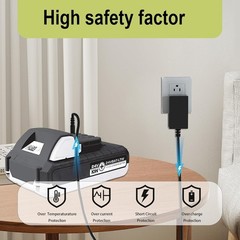 Charger for Snow Joe&24v Lithium Ion Battery,for iBAT24,24VBAT24VBAT-LTE,24VBAT