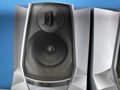 Large Aiwa SX-WZL700 3-way, bi-amped bass reflex speakers TESTED/WORKS GREAT