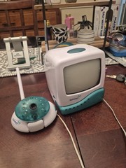 Vintage 2004 Summer Infant Mini CRT TV & Camera Bundle 201A Retro Works!