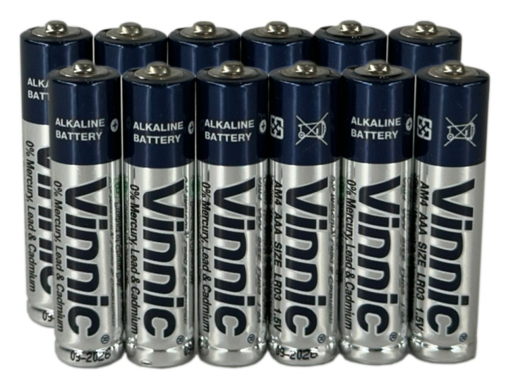 Vinnic AAA batteries – Long Lasting Alkaline Batteries -New – Wholesale pricing