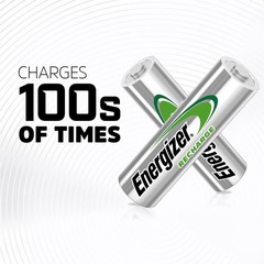 Rechargeable AA Batteries 8 Pack Nimh Household Use Eco-Friendly Leak Proof