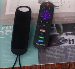 1Pc Silicone Protective Remote Control Cover For Roku TV Remote Holder Glow Case