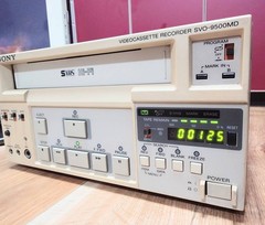 SONY SVO-9500MD VCR S-VHS Player, 2 hours on head! Hi-Fi, New PSU Capacitors