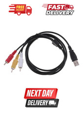 USB to RCA Audio Cable 1.5M USB 2.0 Male to 2 RCA Male Stereo Adapter for PC Lap