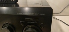 Sony CDP-CX335 CD Changer 300-Disc Black Refurbished w/Remote One Year Warranty