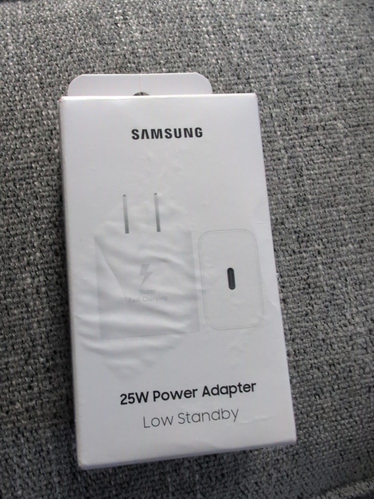 Samsung – 25W Super Fast Charging Wall Charger – White New/Sealed