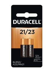 Duracell A23 21/23 Alkaline Batteries, 2 Pack MN21 MN23 23A GP23