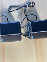 Edifier G2000 Bluetooth RGB Powered Speakers AUX USB Tested Working Pair