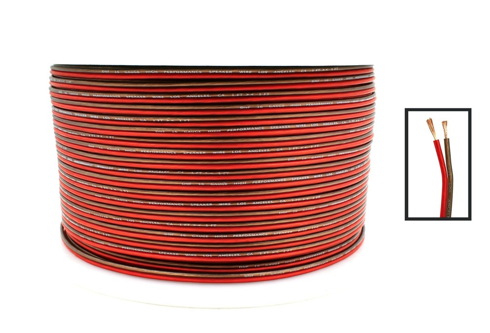 DNF 16G Speaker Wire For Car Audio Home Speaker Cable 1,000 FT SAME DAY SHIPING