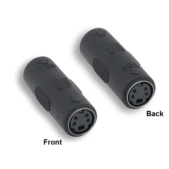 S-Video Female to female Video Adapter Coupler Mini Din 4 Pin Cable Extender