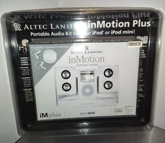 NEW ALTEC Lansing inMotion Plus Portable Audio Kit 889156 New Sealed Box